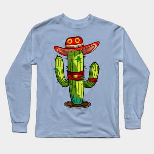 Cowboy Cactus Long Sleeve T-Shirt